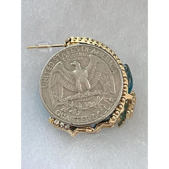 OCEAN’S OATH Blue Wave Ocean Earrings Necklace Ring Sz 8 Jewelry Set Beach Gift - Picture 8 of 10